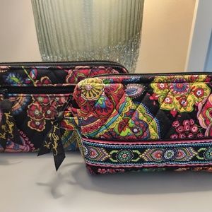 Vera Bradley Set - Wallet and Cosmetic Bag